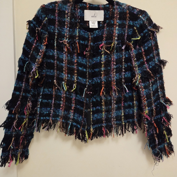Jackets & Blazers - Colorful Fringed Women's Jacket